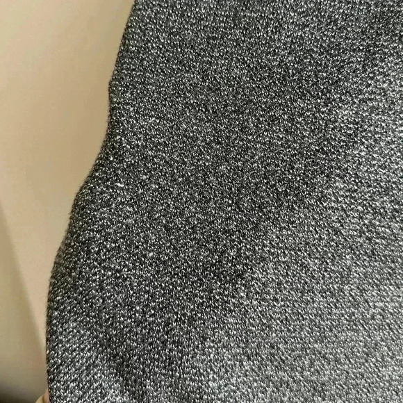 ZARA Grey and Silver Tunic Sweater, Long Sleeve Gothic Blouse, Size Medium - Picture 14 of 16